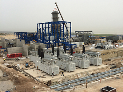 Construction d’une centrale thermique à Boutlelis (Algérie)