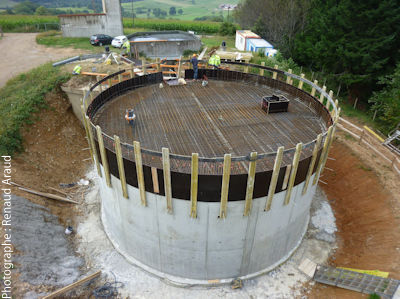 Réalisation d’un réservoir à La Croix de l’Hormet (69)