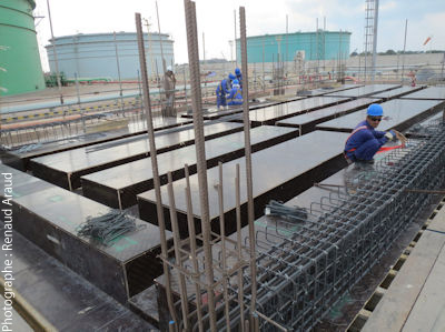 Construction d’une centrale thermique sur l’île DAS ISLAND aux Emirats Arabes Unis